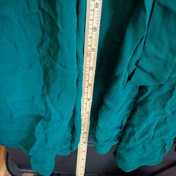 Reformation Maxi Dress Womens Medium Winslow Long Maxi Dress Emerald Boho NEW - Picture 11 of 13